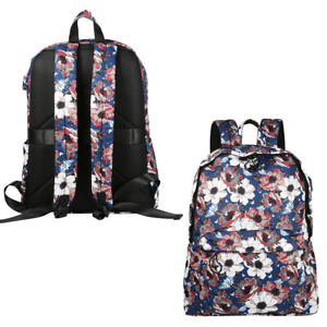 Floral Printed Laptop Backpack Travel School Bag For 15.6" Dell Alienware x15 R2