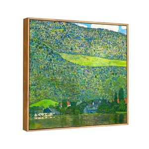 Framed Canvas Litzlberg on Lake Attersee,Austria.1915 by Gustav Klimt 28"x28"  - Picture 1 of 8