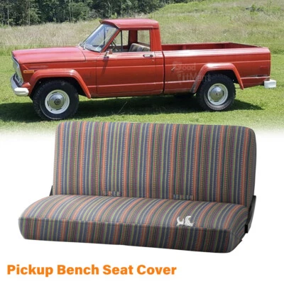 For Jeep J10 J20 2DR Front Truck Pickup Bench Seat Cover Saddleblanket Full Size - Image 1 of 4