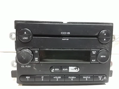 07 2007 Ford Freestyle AM FM 6 disc CD radio receiver OEM 7F9T-18C815-BA - Image 1 of 3