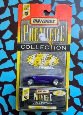 Matchbox 1995 Premiere Collection series 5 Lamborghini Diablo purple 1 Of 25,000 - Image 1 of 4