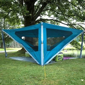 VANGO AIRHUB TRIGON AWNING CAMPING EVENT SHELTER GAZEBO INFLATABLE ECO FRIENDLY - Picture 1 of 11
