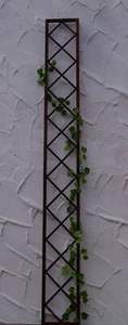 Wand Rankgitter Spalier Rankhilfe Wandgitter Bozen 25 roh rost - Bild 1 von 5