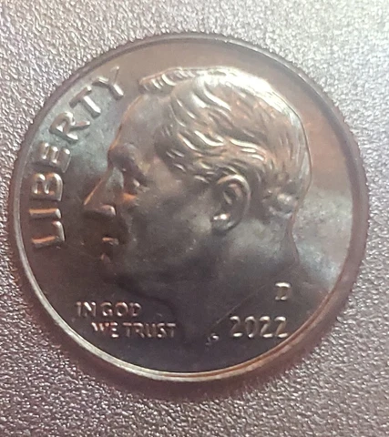 2022 D ROOSEVELT DIME DDO/DDR EAR DOUBLE Cover