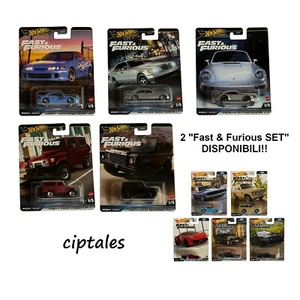 Fast and Furious Hot Wheels Premium Mattel Real Riders 1:64 Porsche Carrera - Foto 1 di 18