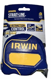Irwin Strait Line Maßband 17 Fuß maximale Reichweite 80 Fuß Fallbewertung Reißschutz - Bild 1 von 4