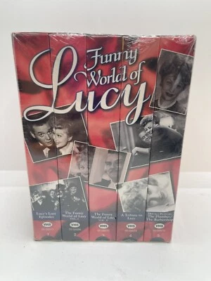 I LOVE LUCY The Funny World of Lucy Collector Series 5 VHS Tapes - New Sealed - Image 1 of 4
