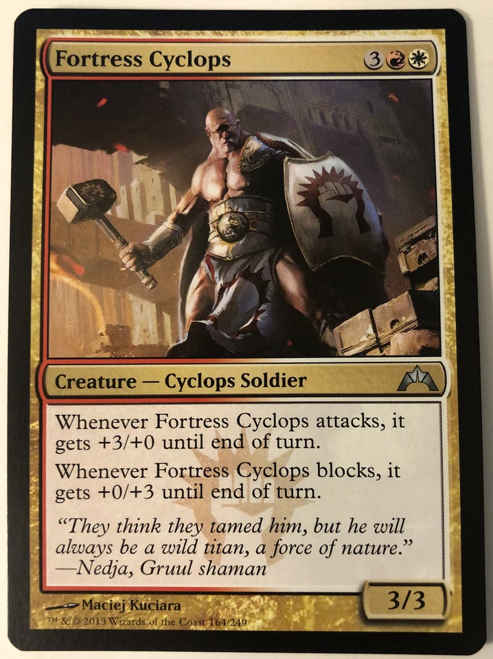 MTG Fortress Cyclops Gatecrash 164 Regular Uncommon - Image 1 of 1