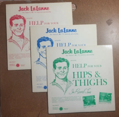 Jack LaLanne – Exercise 3-Record Set ~ In Record Time - Good Condition - Image 1 of 4