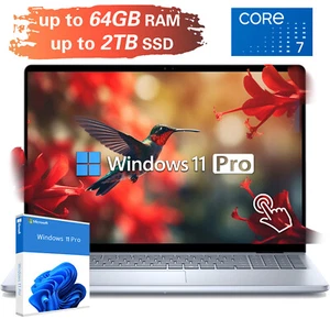 Dell Inspiron 5640 Touch Laptop 16"FHD Intel Core 7-150U UP TO 64GB RAM 2TB SSD - Picture 1 of 6