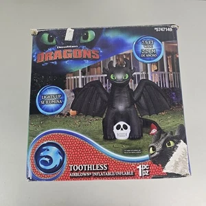 Dreamworks ZAHNLOS Drachenzähmen leicht gemacht Halloween 7,5’ luftgeblasen aufblasbar - Bild 1 von 12