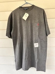 T-shirt Nautica vintage anni 90 manica corta con tasca grigia taglia media - Foto 1 di 3