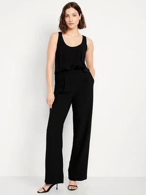 NWT Old Navy Black Extra High-Waisted Taylor Wide-Leg Pants XL  #559804 - Image 1 of 4