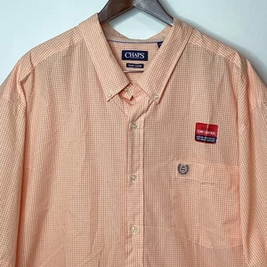 Herren Chaps pflegeleicht Temp Control Kurzarm Button Down kariertes Hemd - Bild 1 von 14