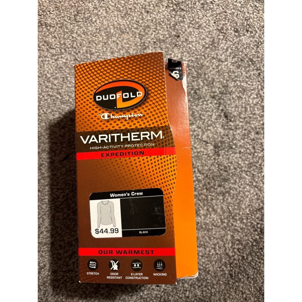 Blusa Duofold by Champion Varitherm Expedition feminina S Crew camada base térmica - Imagem 1 de 4