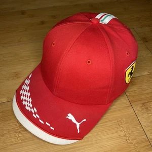 Puma Scuderia Ferrari Rojo F1 Racing Team Réplica Correa Gorra Logotipos Bandera - Imagen 1 de 21