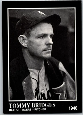 #180 Tommy Bridges 1991 TSN Conlon Collection Detroit Tigers - Image 1 of 2