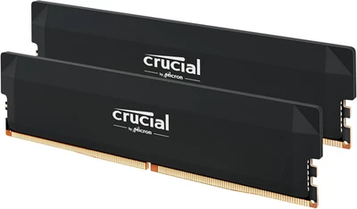 Crucial Pro 32GB DDR5 RAM Kit (2X16Gb),Cl36 6000Mhz, Overclocking Desktop Gaming - Image 1 of 4