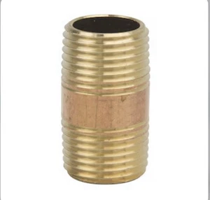 BrassCraft 1/2” MIP x 1-1/2” raccordo di accoppiamento filettato ottone grezzo 113-08-1,5-RX - Foto 1 di 4