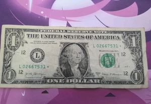 United States One Dollar Bill Currency - Picture 1 of 2