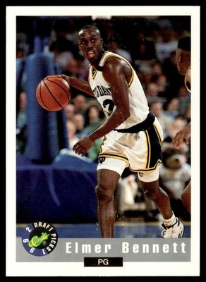 1992-93 Classic Draft Elmer Bennett Notre Dame Fighting Irish #74 - Image 1 of 2