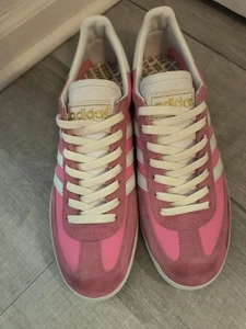 Herren Adidas Spezials Hellrosa Spitze Wildleder/Leder Niedrig Turnschuhe Größe 12  - Bild 1 von 11