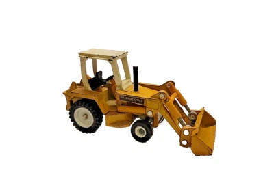 Ertl International Backhoe Loader  Farm Tractor Model 1:64 **For Parts Only** - Image 1 of 3