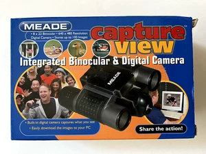 MEADE Capture View Digital Camera Photos & Integrated Binoculars BLK w/ Software - Picture 1 of 5