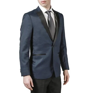 London Fog Men's Peak Lapel Shawl Collar Regular Fit Two Piece Tuxedo-CLEARANCE - Picture 1 of 3