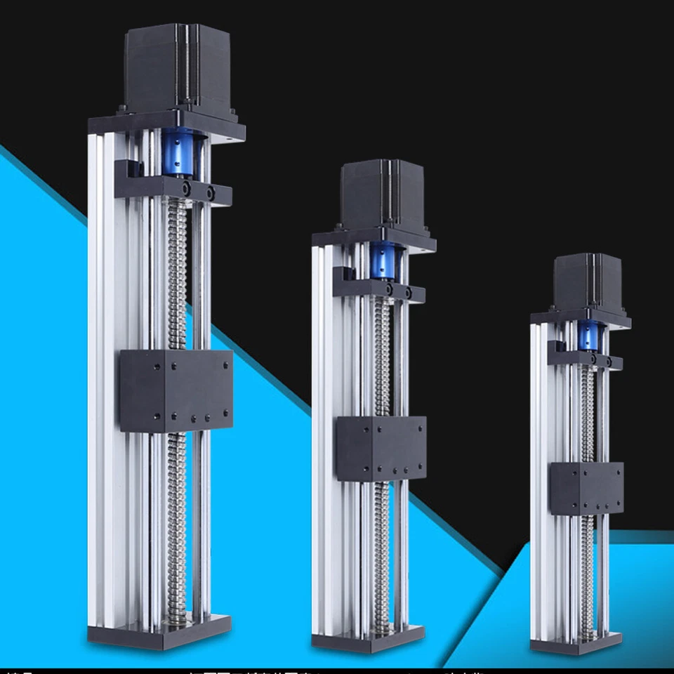 100/200/300mm Nema23 Stepper Motor Linear Actuator 3A Lead Screw Length Sliding - Image 1 of 4