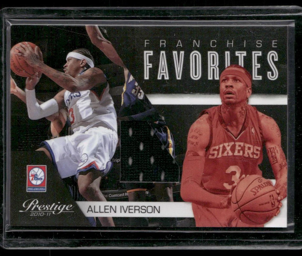 2010-11 Panini Prestige #4 Allen Iverson Franchise Favorites Jersey #/199 - Image 1 of 2