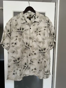 XL Scala Milano 100% Silk Button Down Shirt - Bild 1 von 7