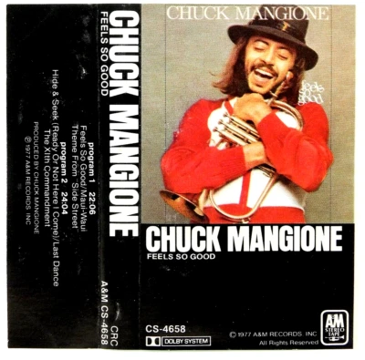 Cassette Chuck Mangione Feels So Good 1977 A&M Records King of the Hill Trumpet Foto 1 de 2