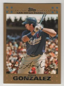 2007 Topps Gold BB #138 Adrian Gonzalez Padres BV$6 ####/2007 - Picture 1 of 1