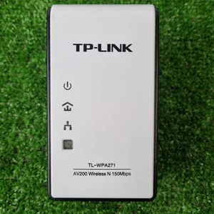 1x TP-LINK 150Mbps AV200 Wireless N Powerline Extender TL-WPA271 - 150Mbps - Picture 1 of 4