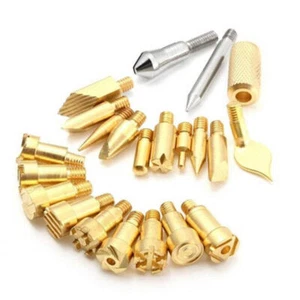 22 Pyrography Wood Burning Tips Tool Kit Carving Iron Burner Soldering Embossing - Picture 1 of 10