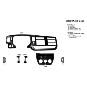 For Chevy Express 2500 16-24 B&I 3D069A3-WHITE Combo White Medium Dash Kit 6 Pcs - Picture 1 of 2