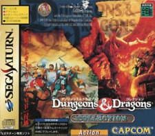 Dungeons & Dragons 4MB RAM Sega Saturn SS Japan JP Game w/Manual Spine CIB FedEx