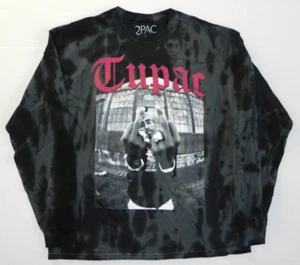 2pac Shakur Poetic Justice Tupac Tie Dye Long Sleeve Tee Shirt New - Picture 1 of 1