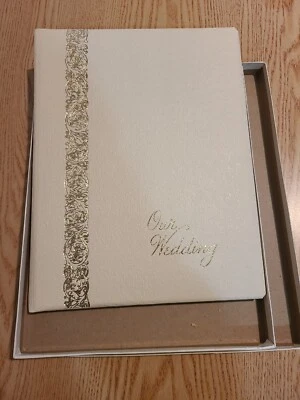 Libro de invitados de boda recuerdos de recepción 11,5X8,5 Foto 1 de 3