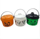 McDonalds Halloween Ghost Witch Pumpkin Treat Pail Bucket Vintage 1990s Set of 3