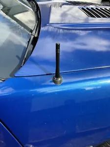 4 inch " Short Black Aluminum Antenna Mast AM/FM for CHEVROLET CAMARO 1982-2002 - Picture 1 of 24