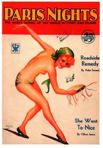 #14 1992 Tarjeta Comercial Erótica Picante Para Hombre Años 30 Mag Cover GGA - Imagen 1 de 2