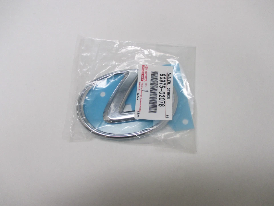 LEXUS OEM FACTORY REAR TRUNK EMBLEM 90975-02078 - Image 1 of 1