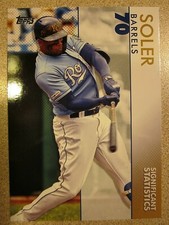 2020 TOPPS SIGNIFICANT STATISTICS #SS-7 JORGE SOLER KANSAS CITY ROYALS