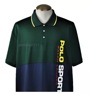 Polo Ralph Lauren Herren 2XL Poloshirt Mehrfarbig Kurzarm Colorblock Neu mit Etikett - Bild 1 von 4