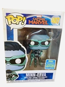 Funko Pop Marvel Minn-Erva #487 SDCC 2019 exclusivo de la Convención de Verano nuevo en caja MCU - Imagen 1 de 8