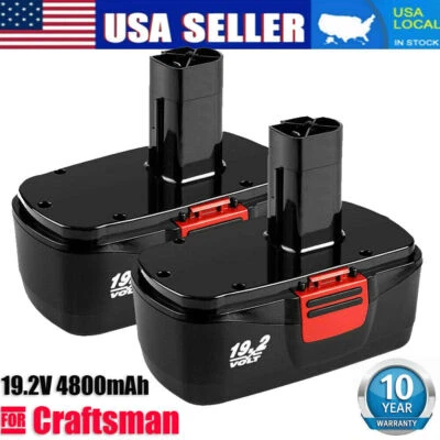 Paquete de 1-2 baterías de 19,2 voltios para Craftsman 11375 4,8AH C3 130279005 11376 130279003 Foto 1 de 4