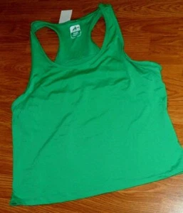 *CAMISETA SIN MANGAS DE ENTRENAMIENTO ATLÉTICO ATLETISMO ELÁSTICA TALLA XL VERDE NUEVA CON ETIQUETAS - Imagen 1 de 2