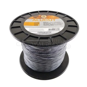 (0,24 EUR/m) 2,4mm x 360m Profi Nylonfaden Alu-Cut Hybrid Twist Schneidkante - Bild 1 von 5